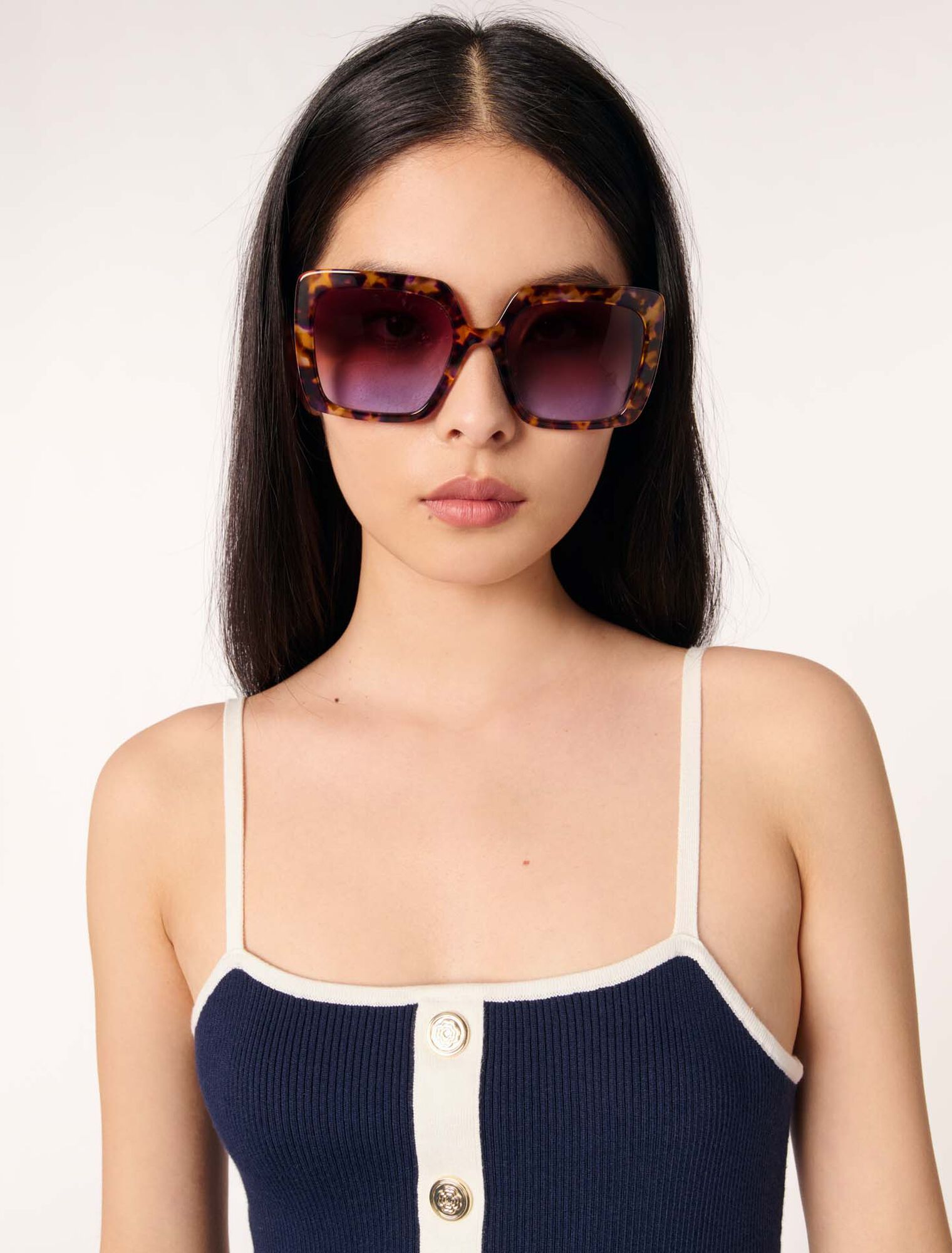 Rib knit short dress
