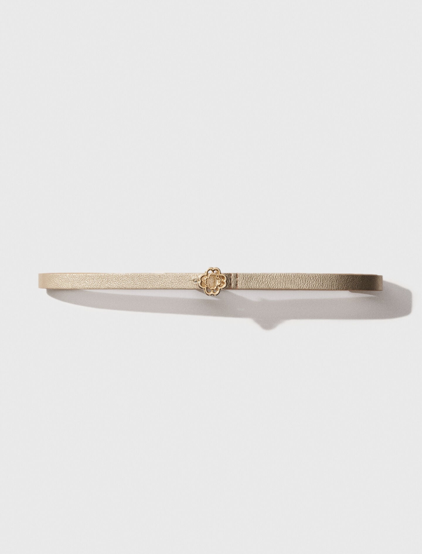 Slim belt with Clover buckle 7