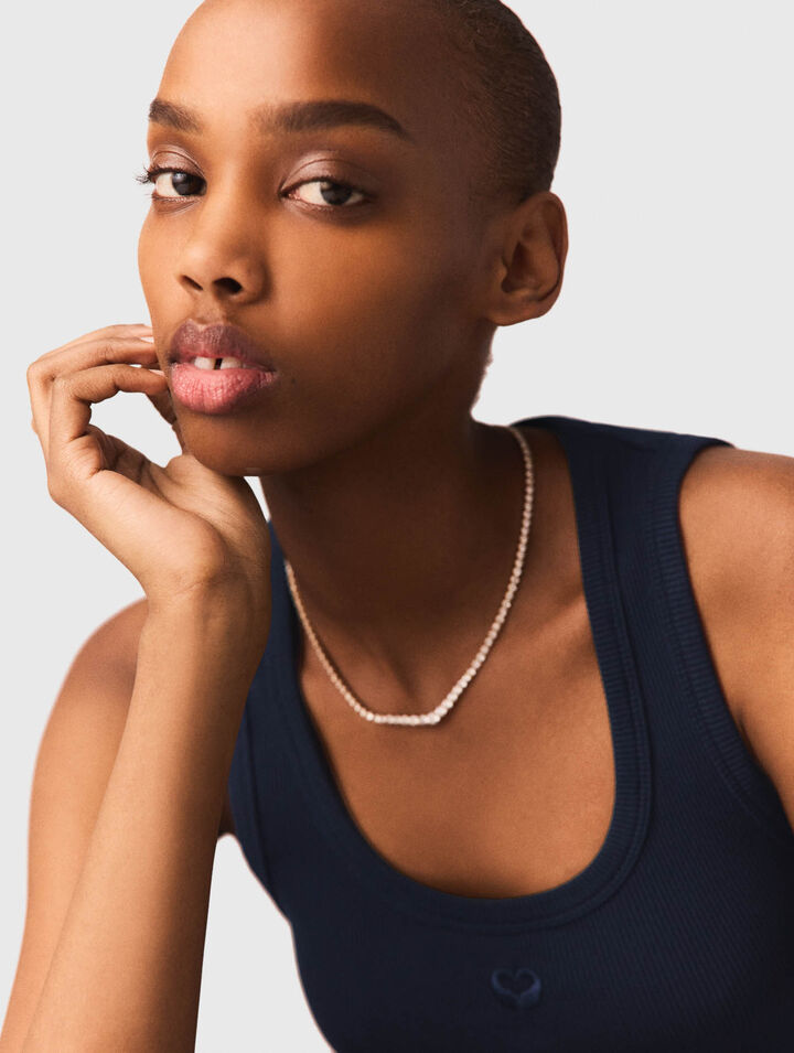 Cascade diamant&eacute; necklace