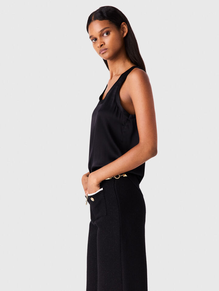 Silk tank top