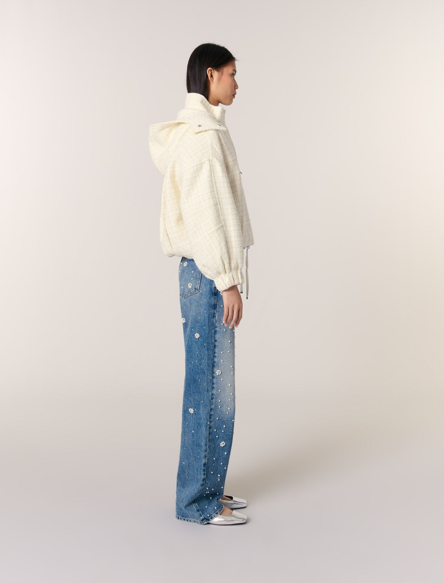 CLANE（クラネ）の「【CLANE/クラネ】MIX TWEED PUFF SLEEVE