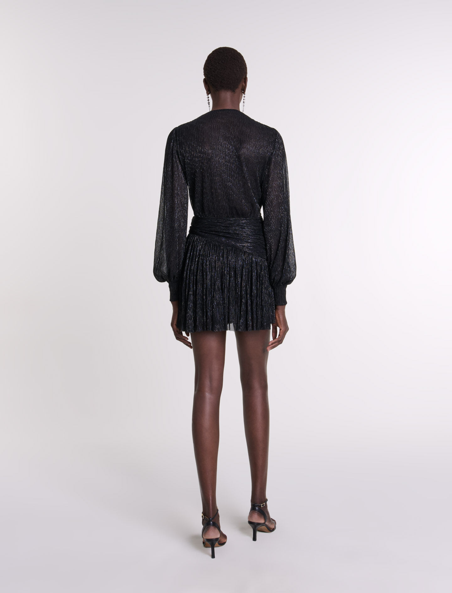 Short lamé dress - Short dresses | Maje