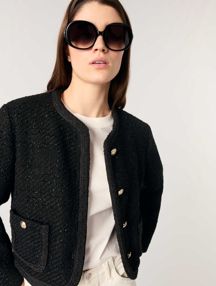 Short tweed jacket