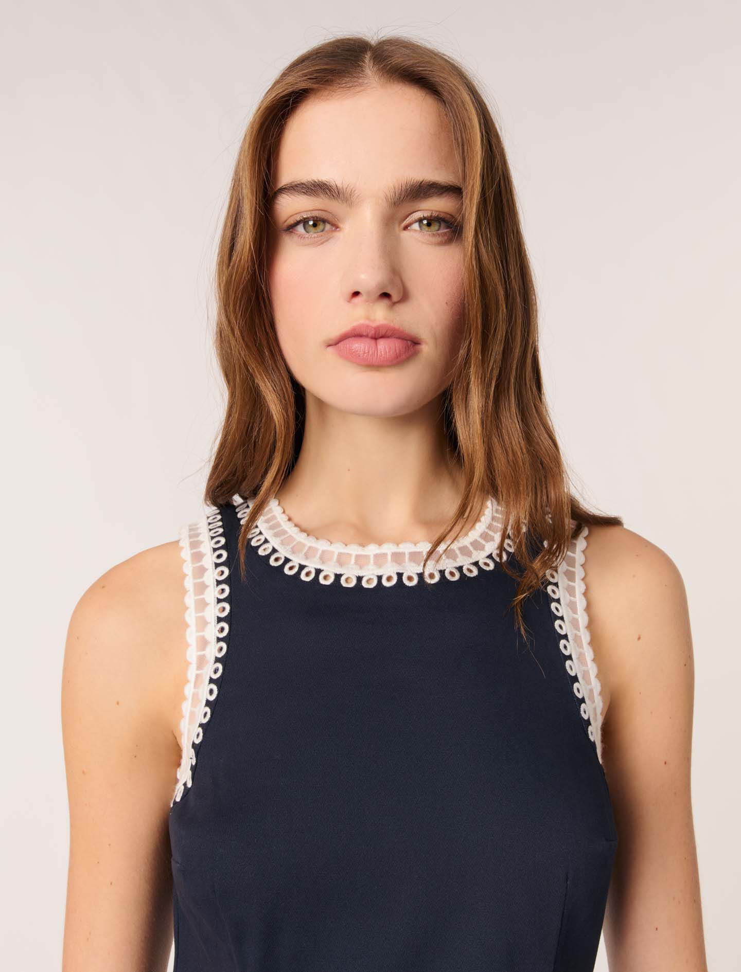 スカート andmary tess blouse mini dress Tess blouse mini dress