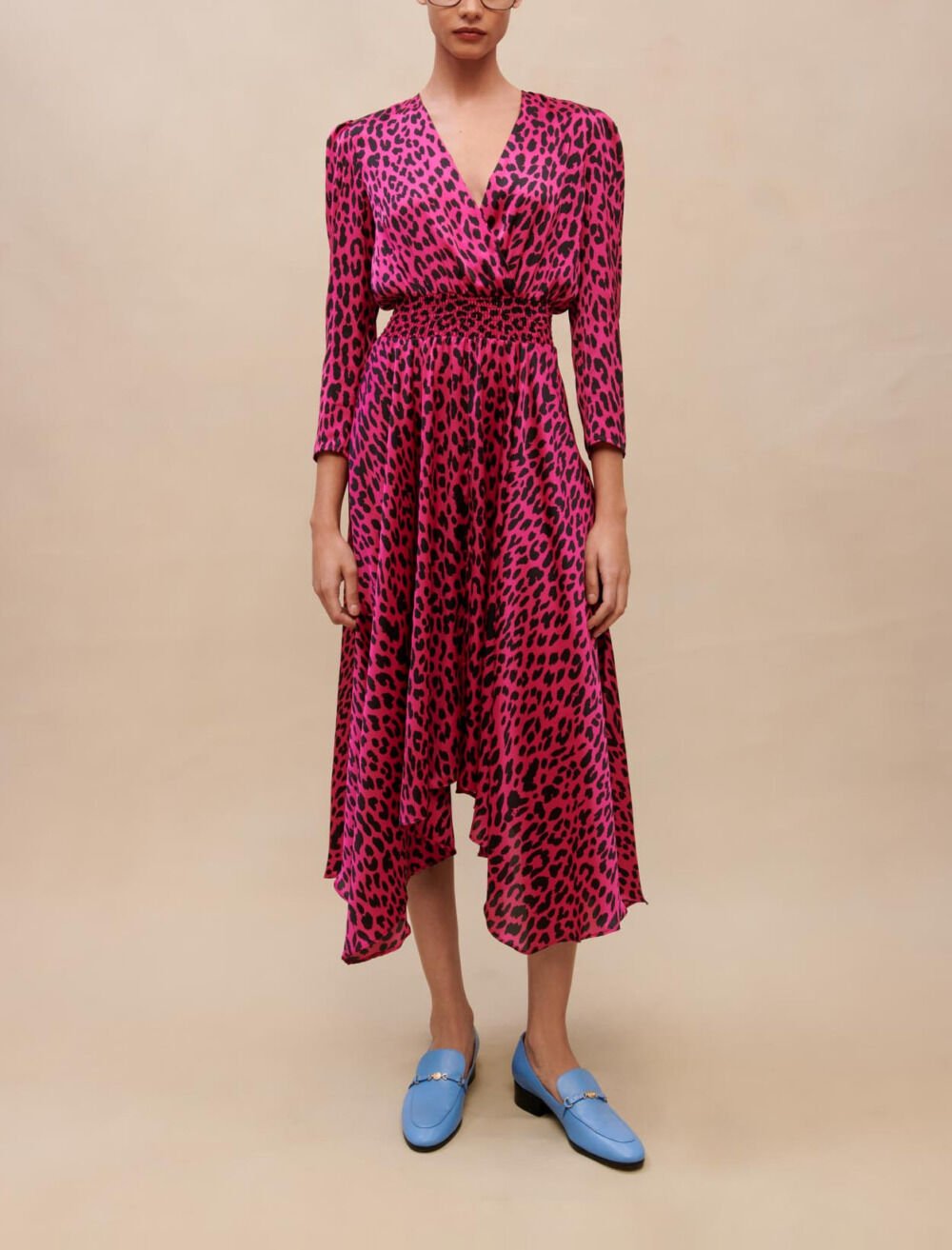 Robe maje leopard hot sale