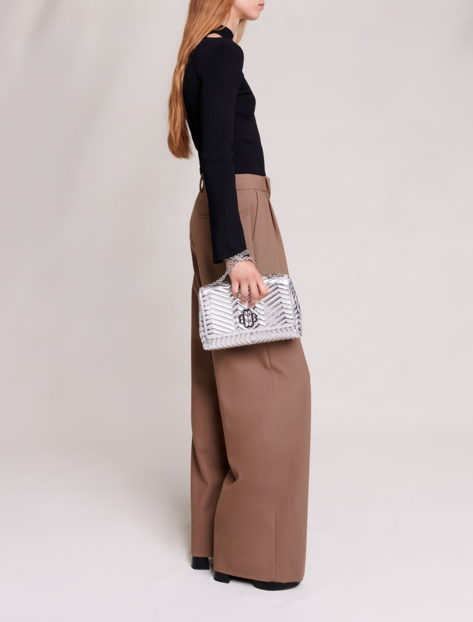 Cutaway knit jumper