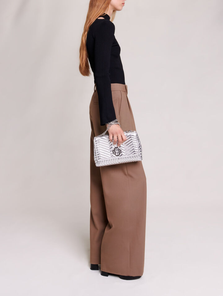 Cutaway knit jumper
