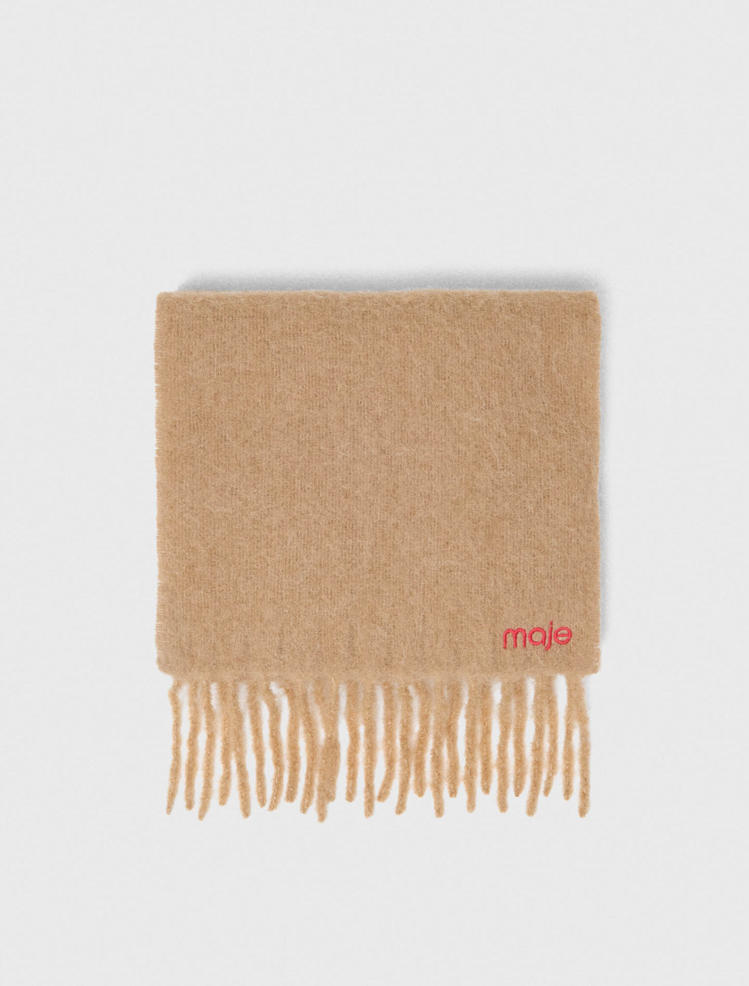 Wool and alpaca blend scarf