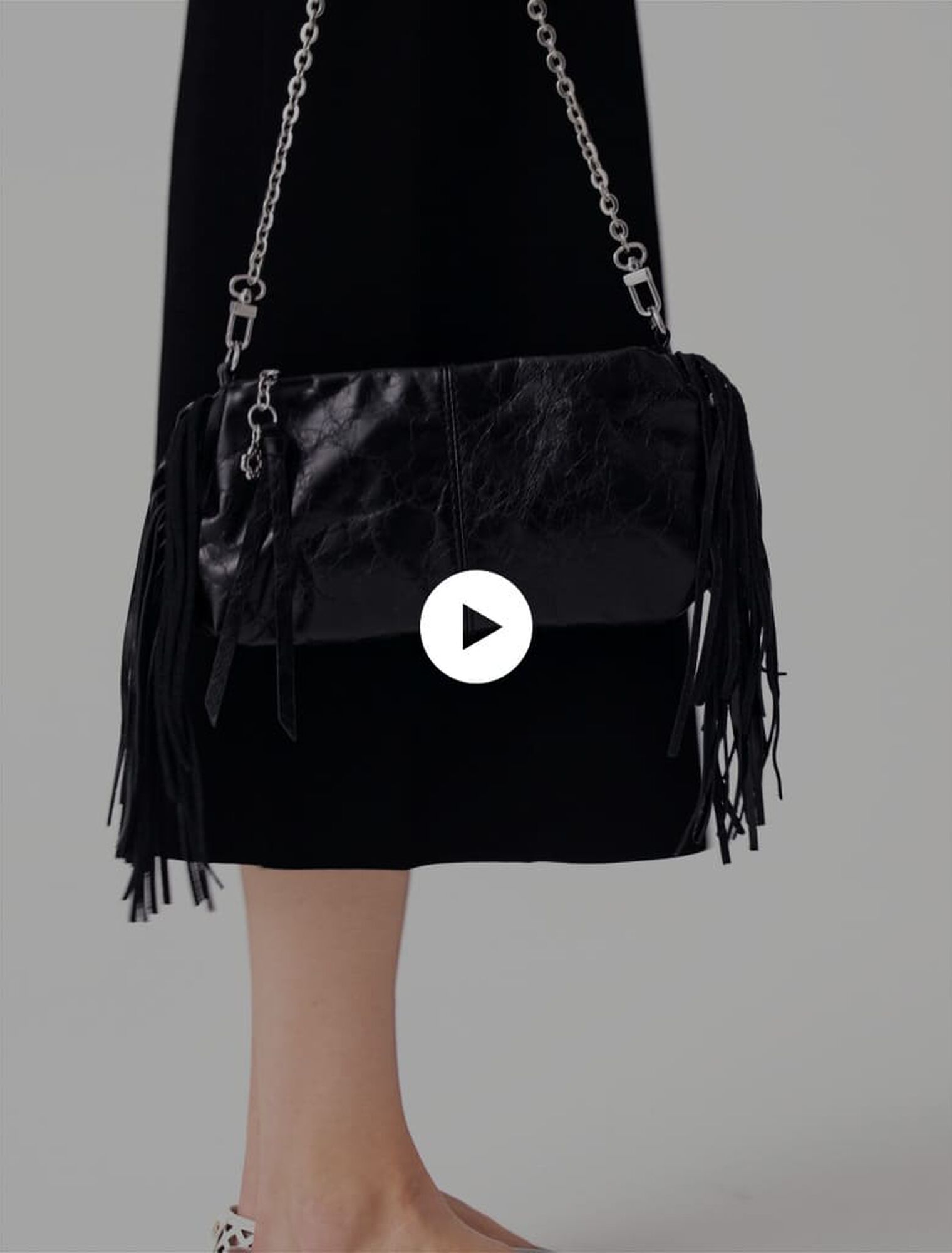 Patent leather Miss M Pouch bag