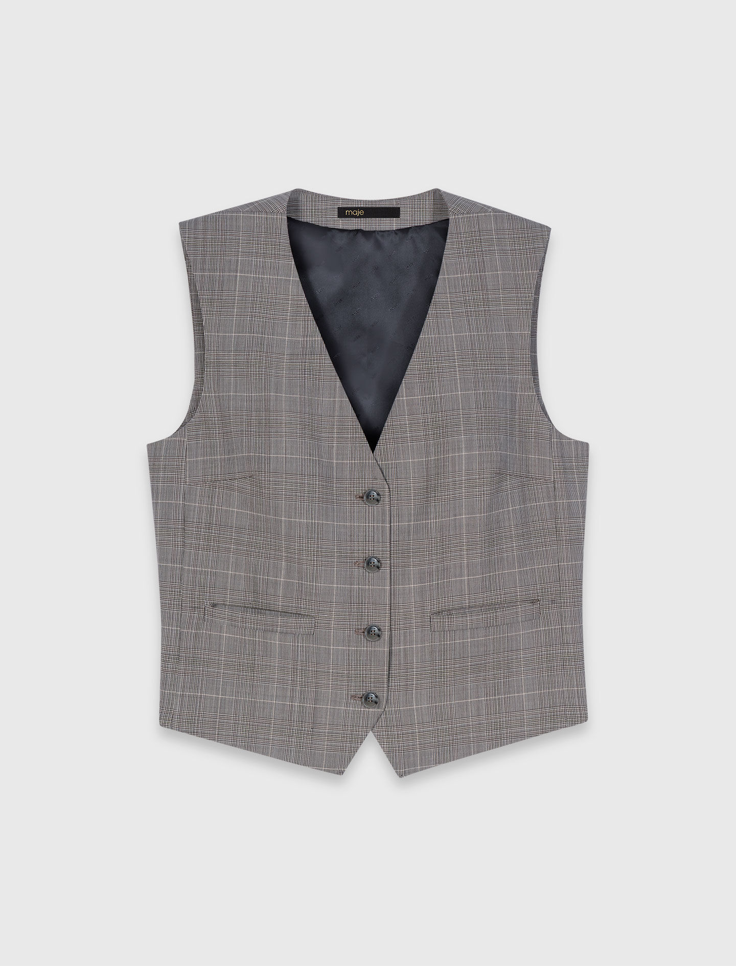 Checked tailored jacket 5