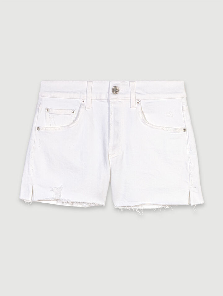 Denim shorts
