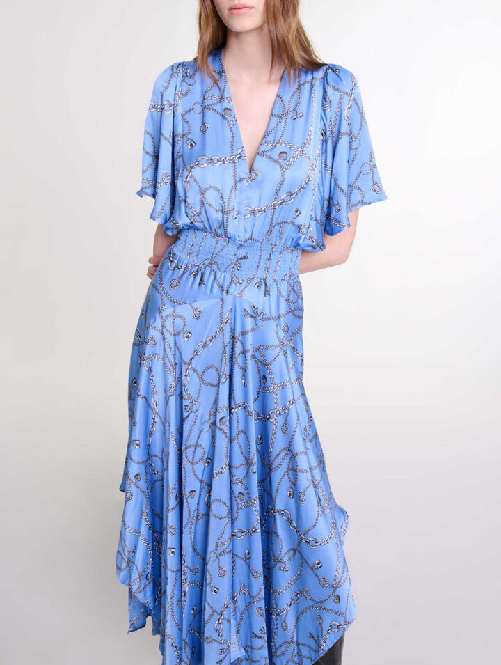 Patterned maxi dress