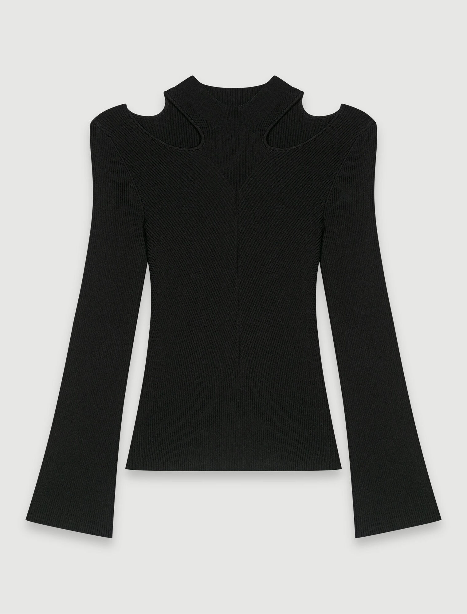 Cutaway knit jumper