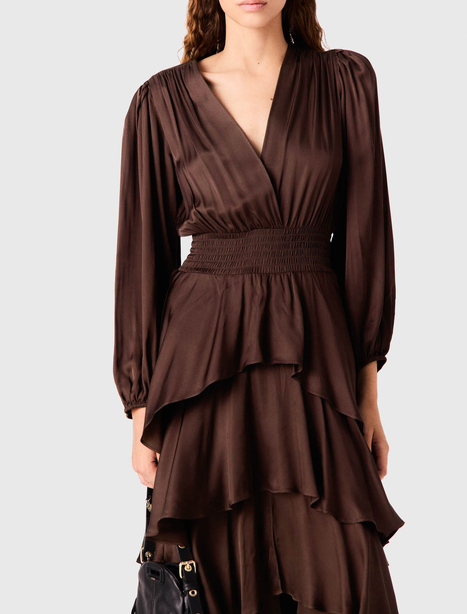 Flowy ruffled maxi dress