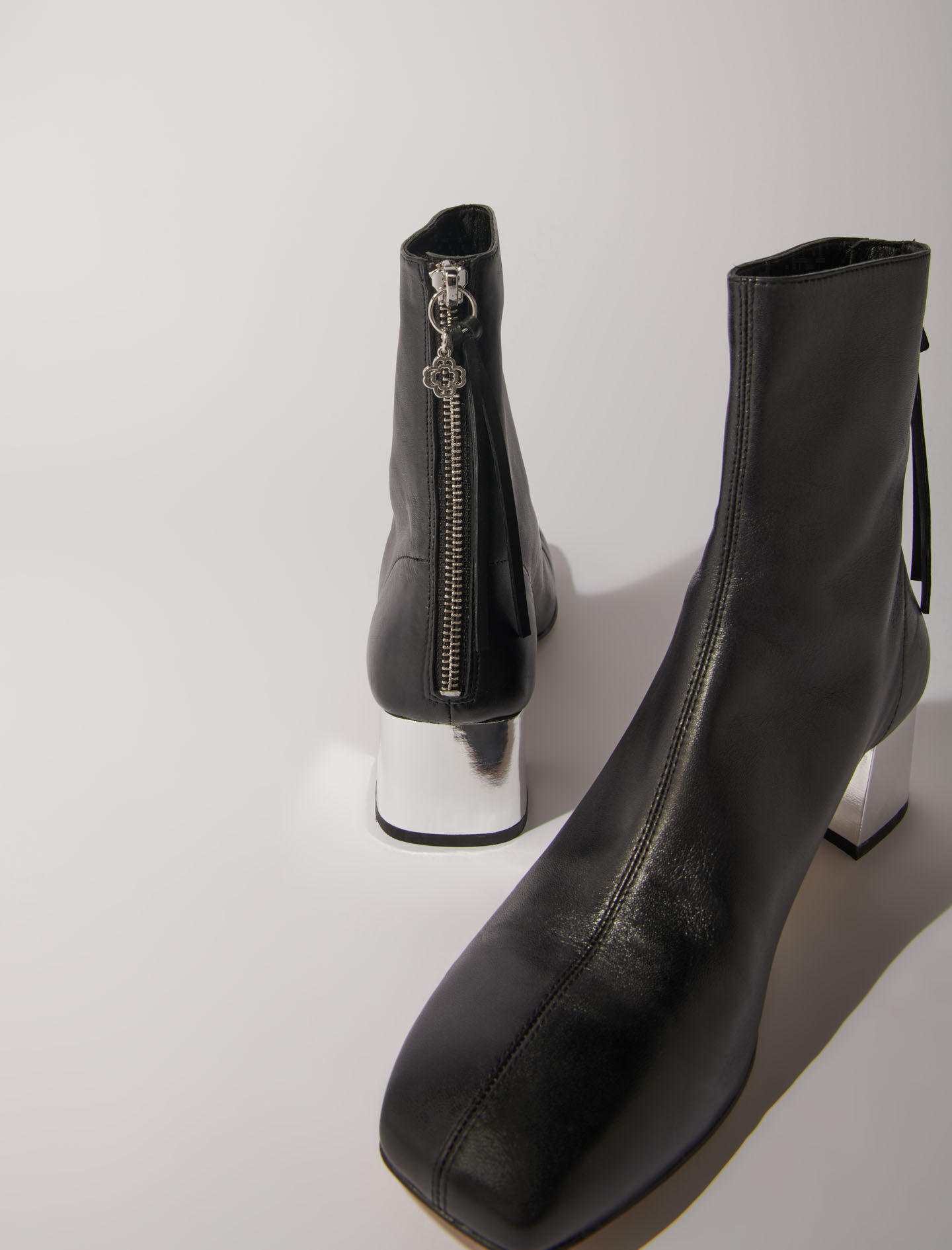クリスマスツリー特価！ boots leather Square-toed - Maje | Offline_Shoes テント・タープ