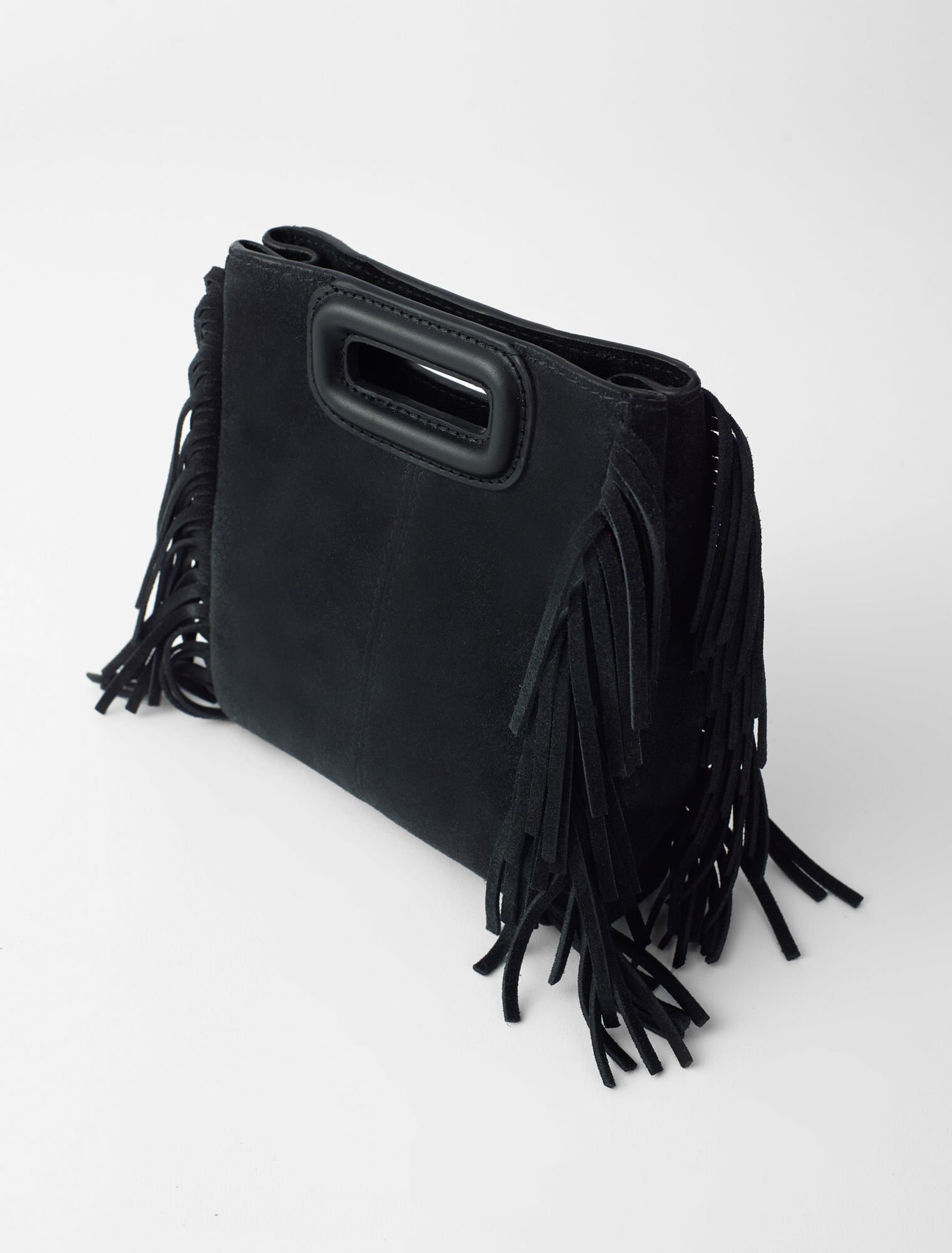 M mini bag in suede leather