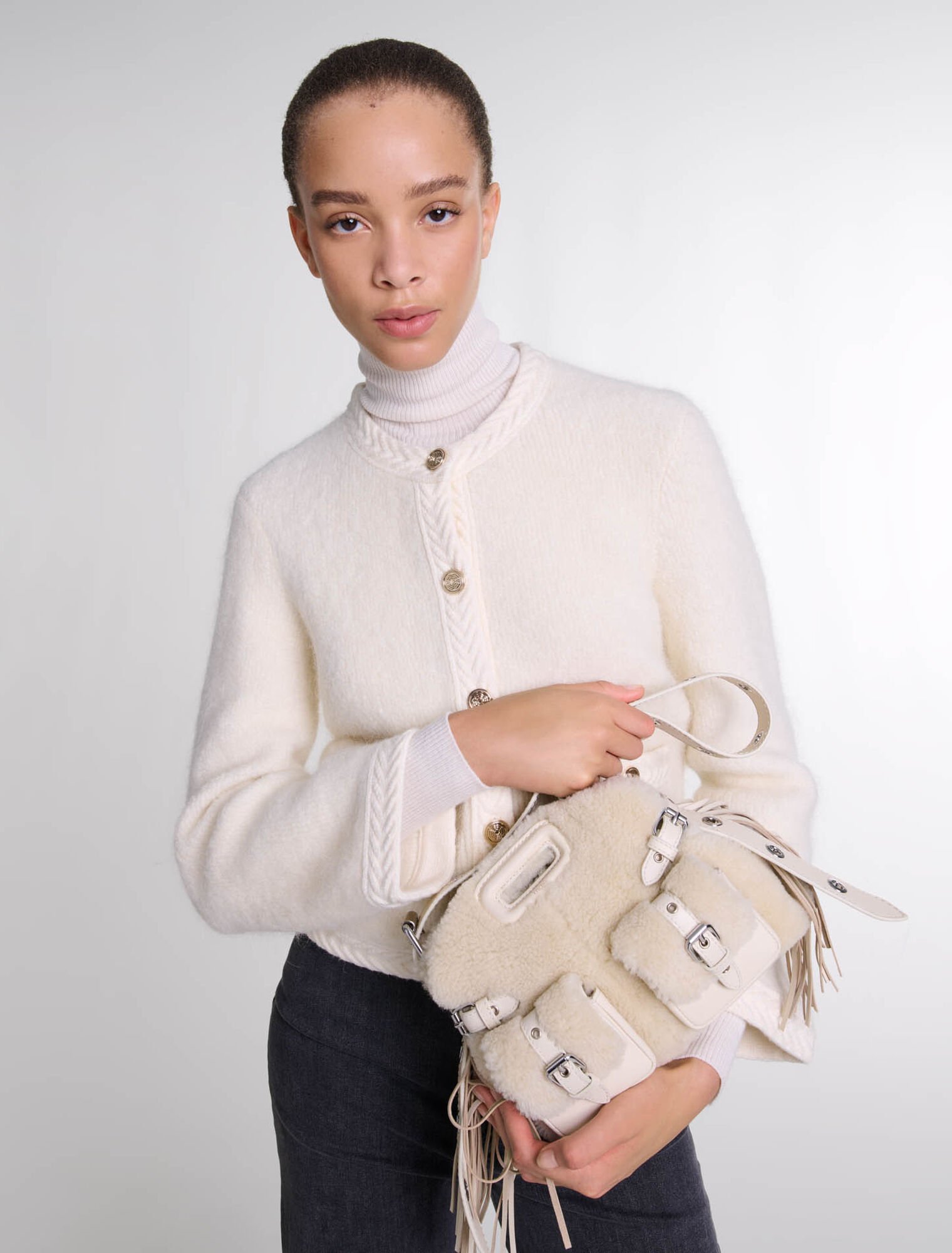Knit cardigan