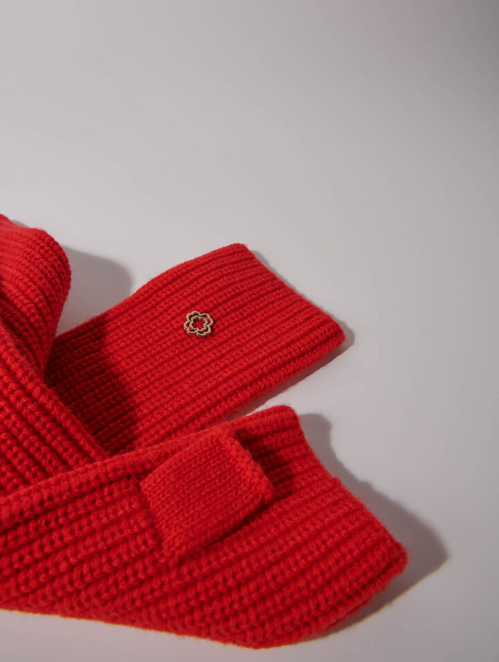 Wool and cashmere mittens