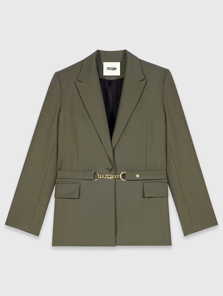 Single-breasted suit jacket