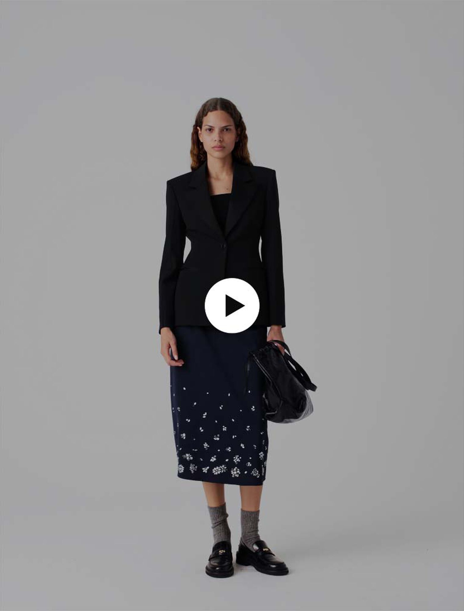 Slim-fit tuxedo jacket