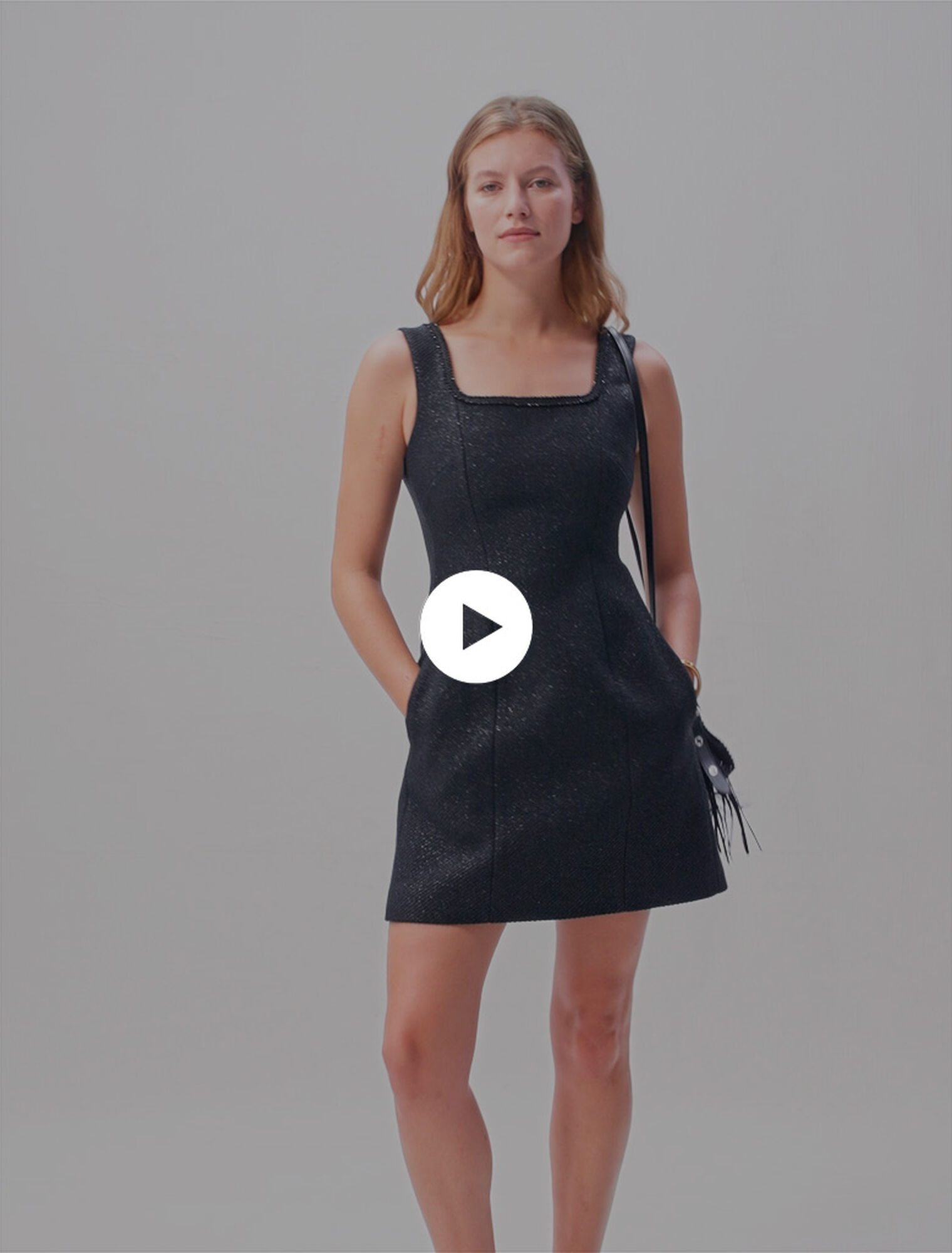 Short rhinestone dress