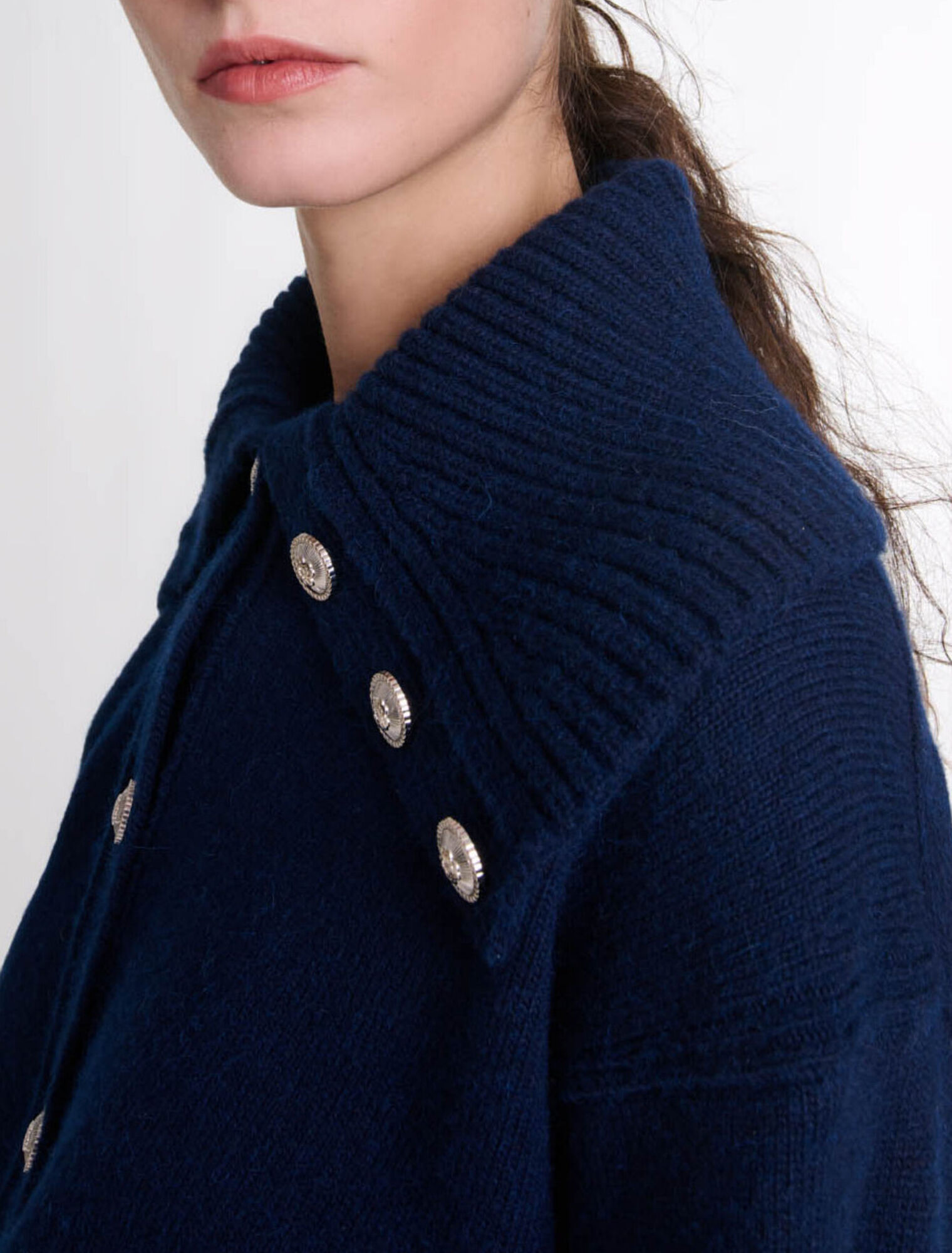 Wool-blend cardigan