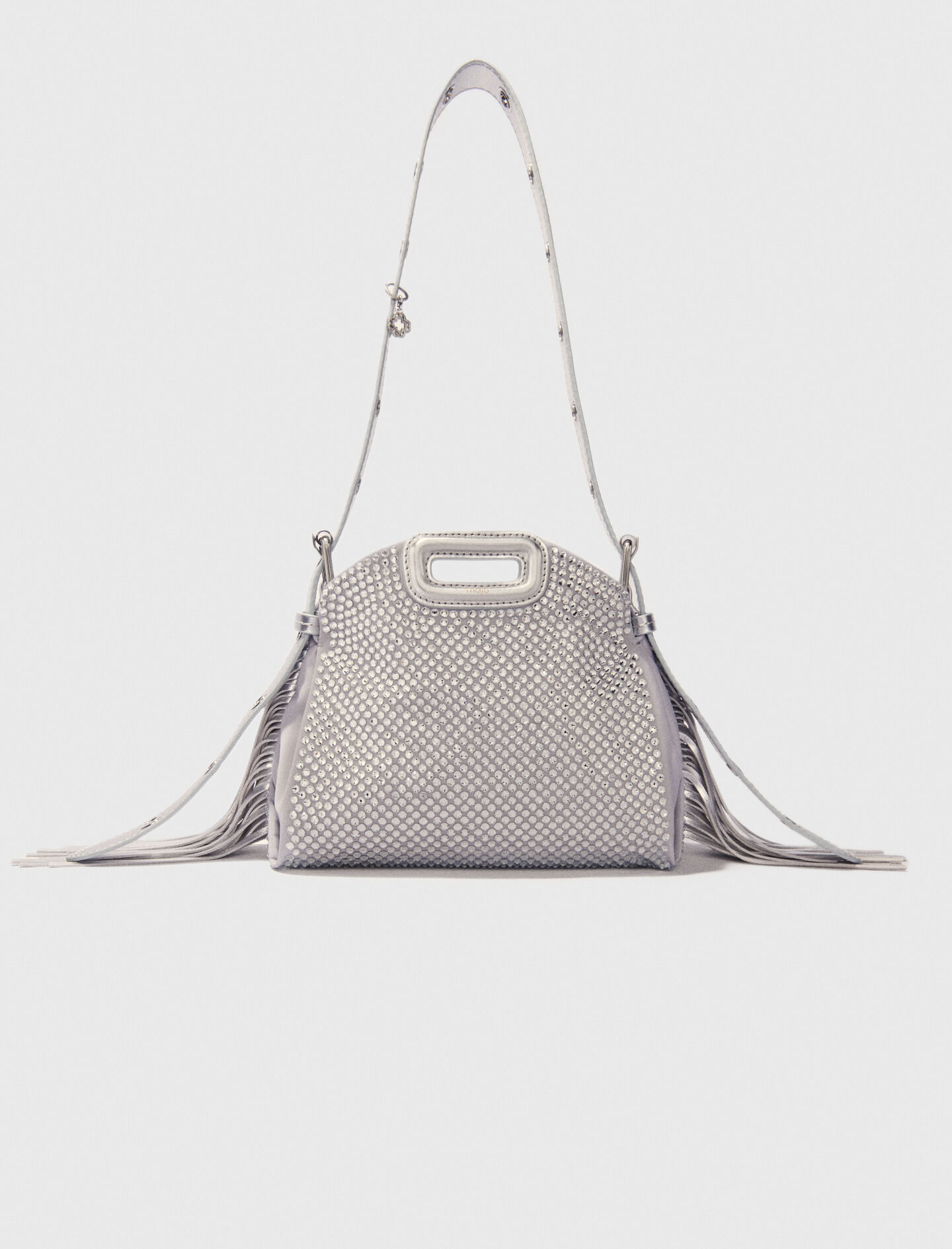 ショルダーバッグ・ポシェット MAJE Miss M mini rhinestone bag Miss M Mini rhinestone bag Black / Gray for Women | Maje