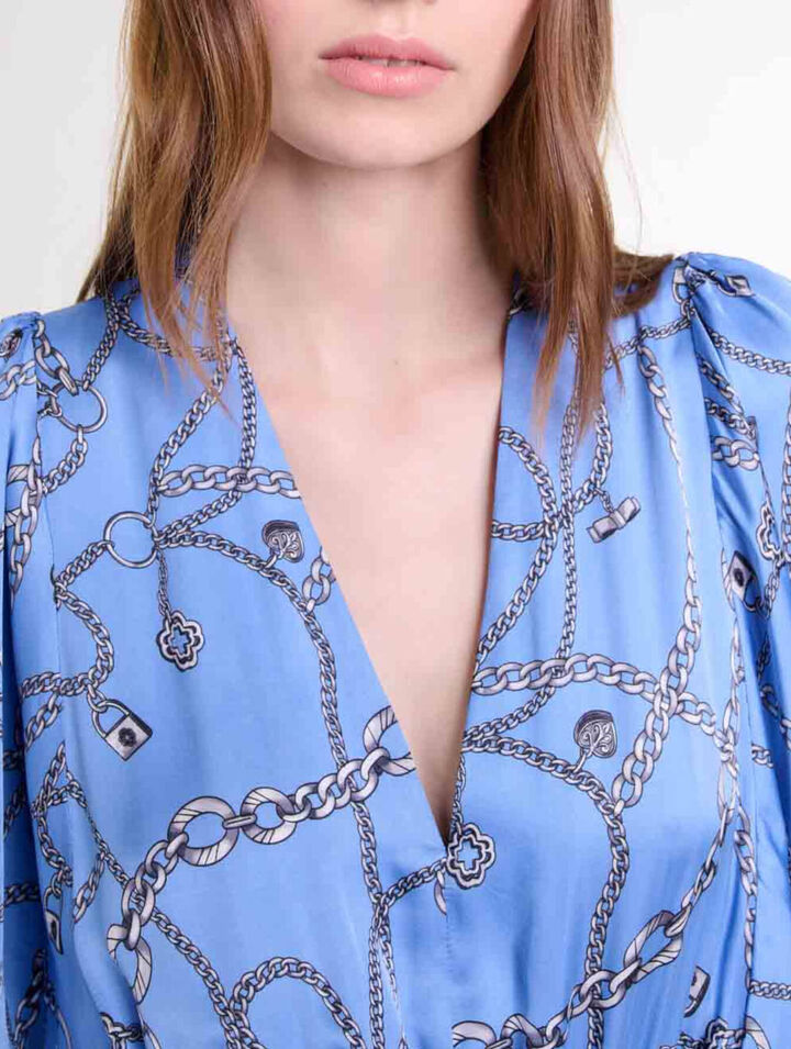 Patterned maxi dress