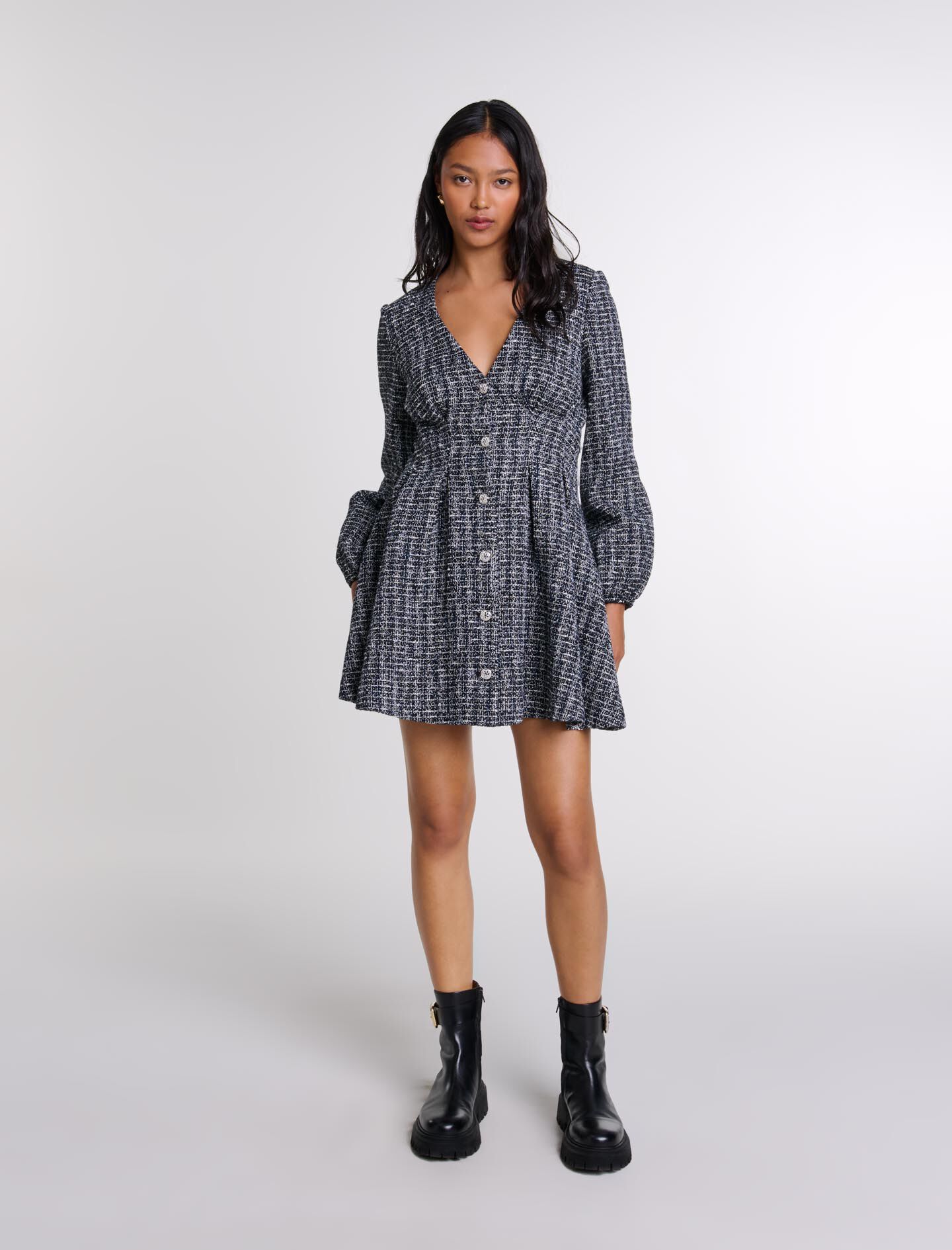 Short tweed dress Short dresses Maje