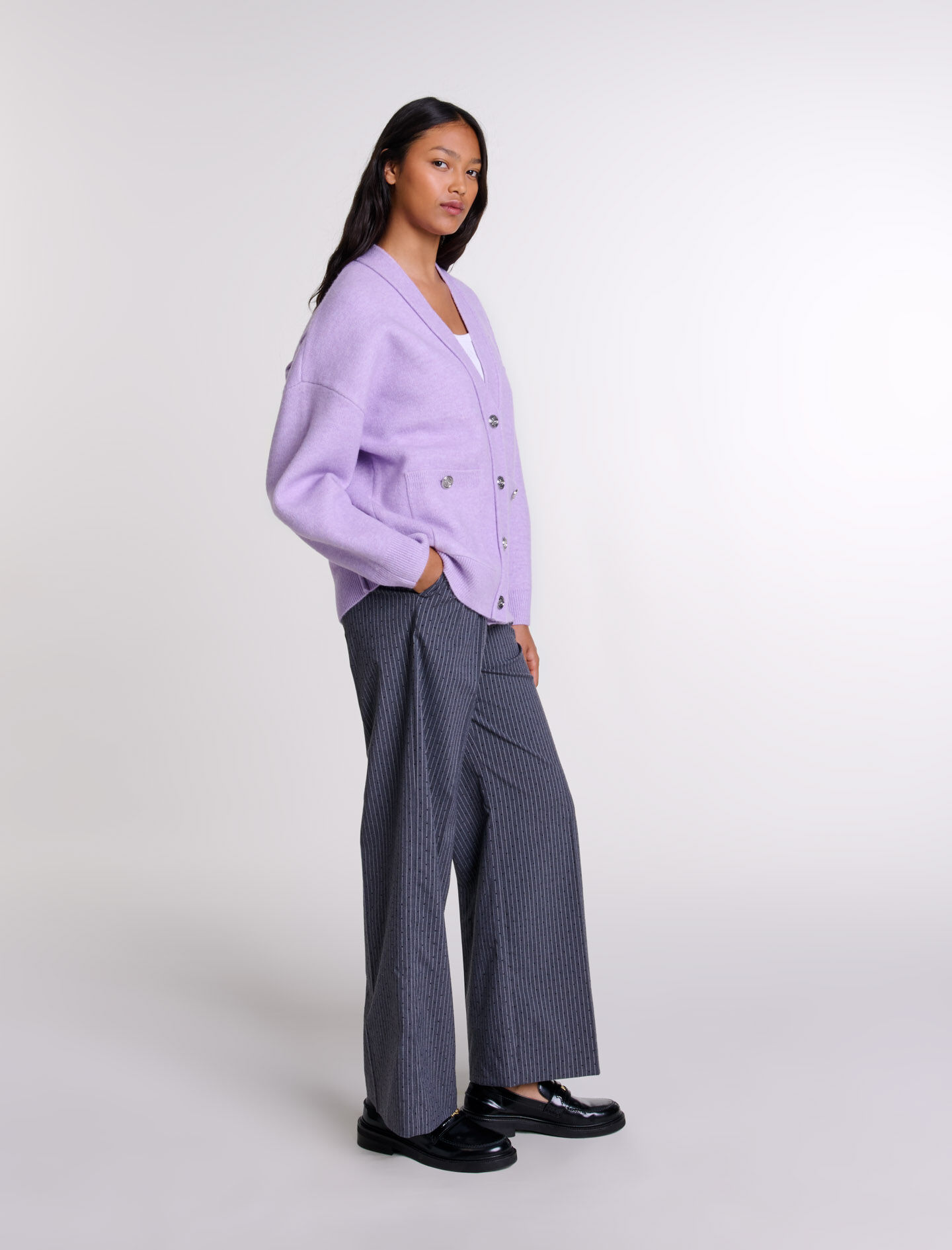 Longline cardigan - Cardigans | Maje
