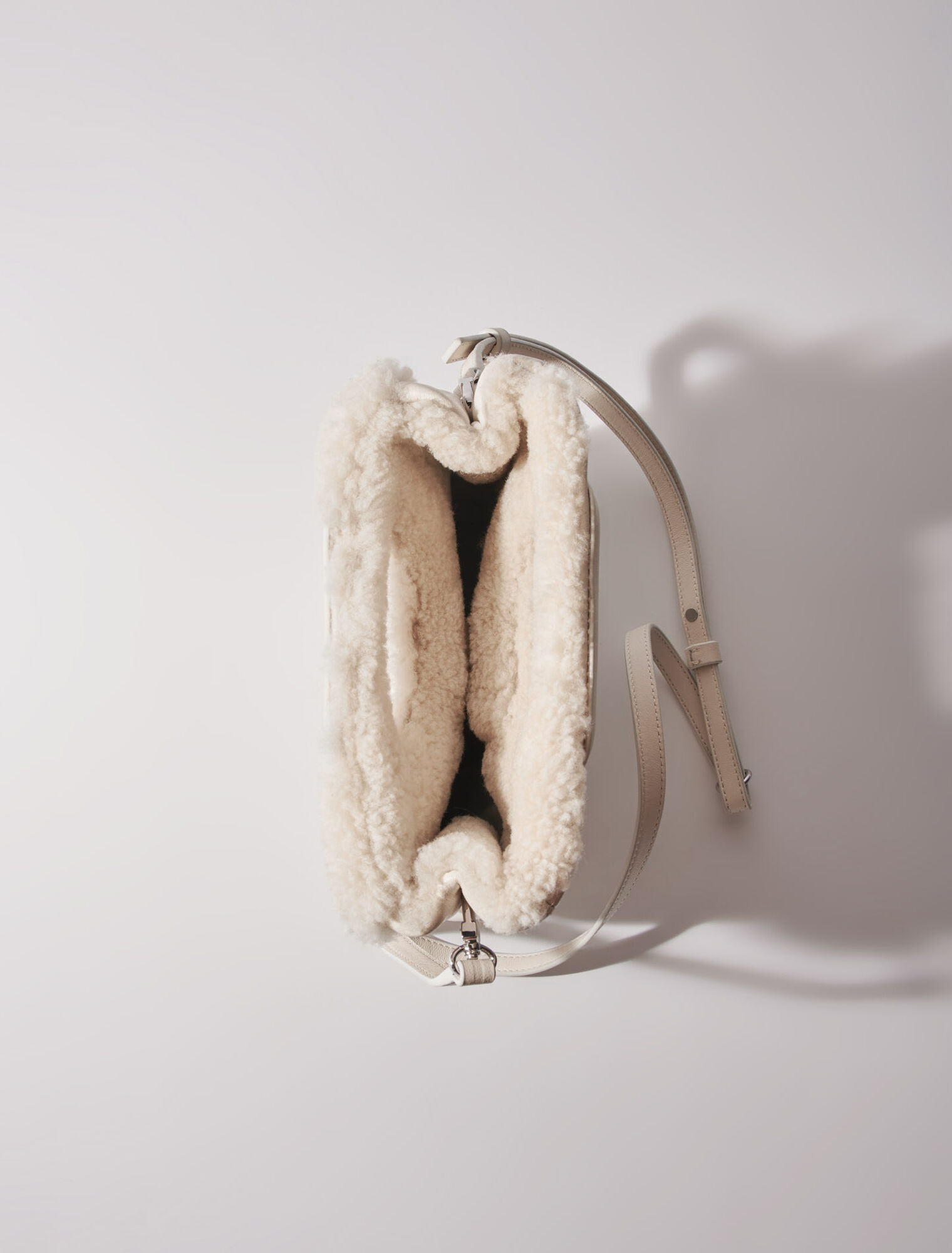 Faux fur M bag