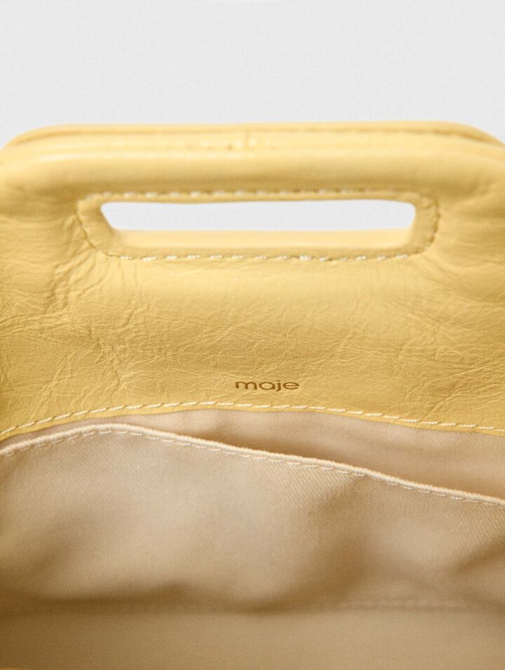 Matte crackle Miss M mini bag