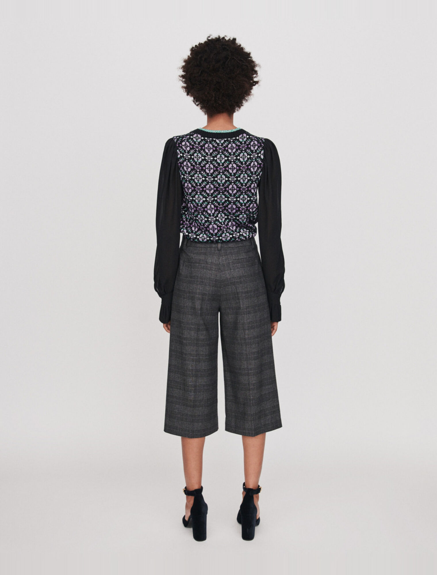 Checked Bermuda shorts