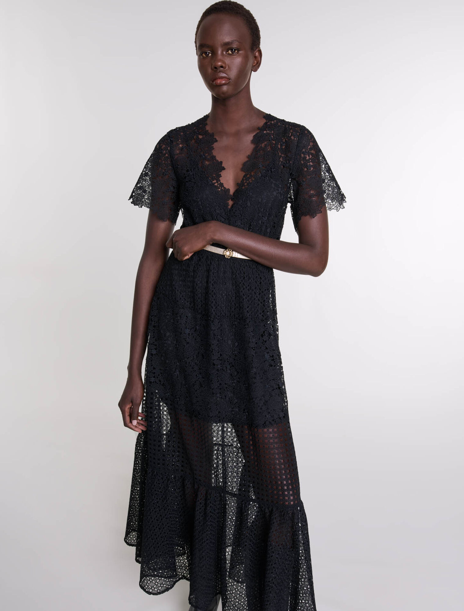 Lace maxi dress