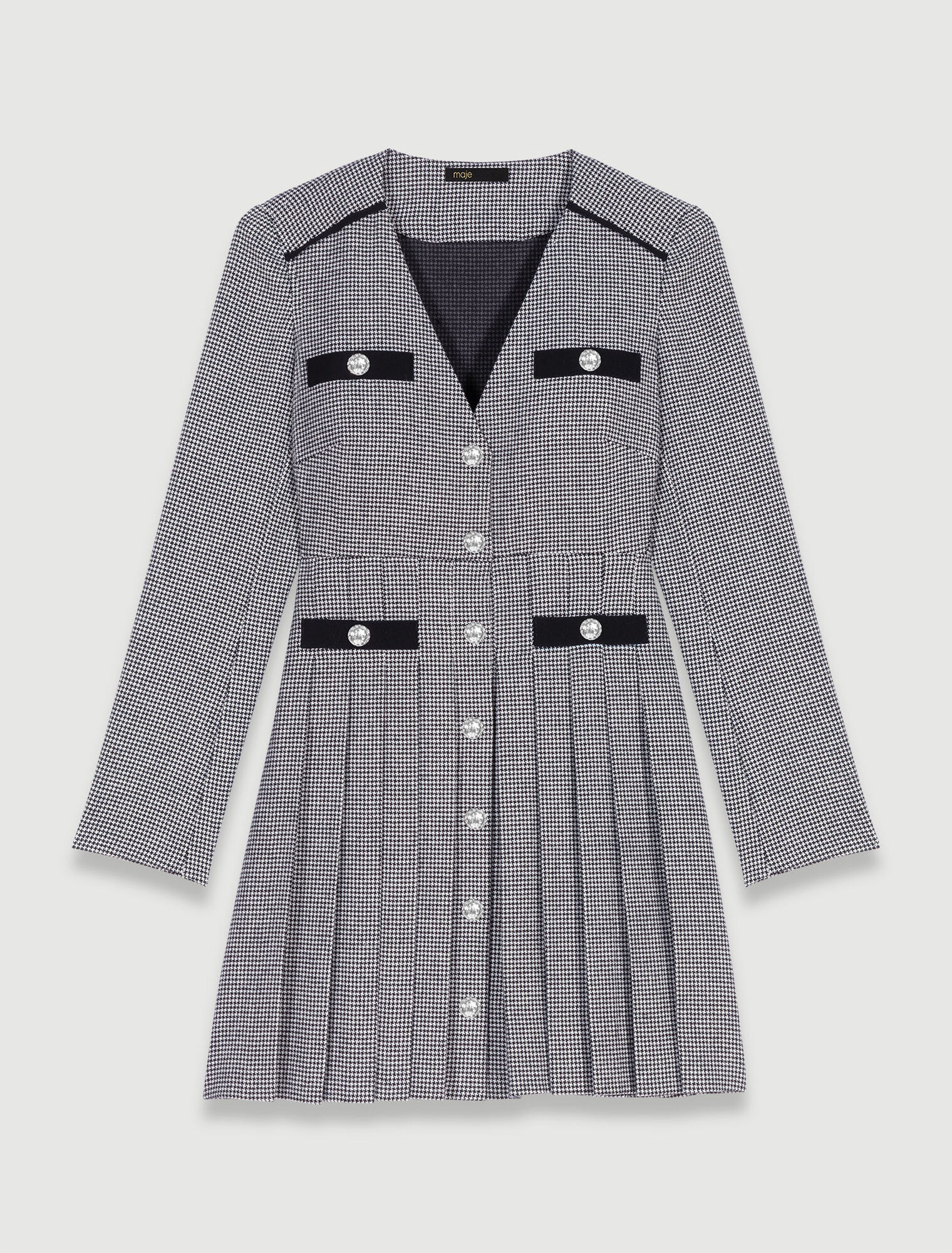 Short pleated dress