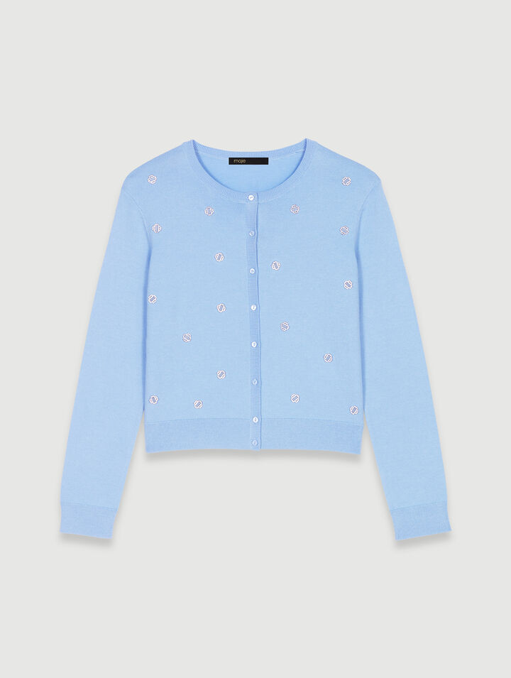 Cardigan embellished