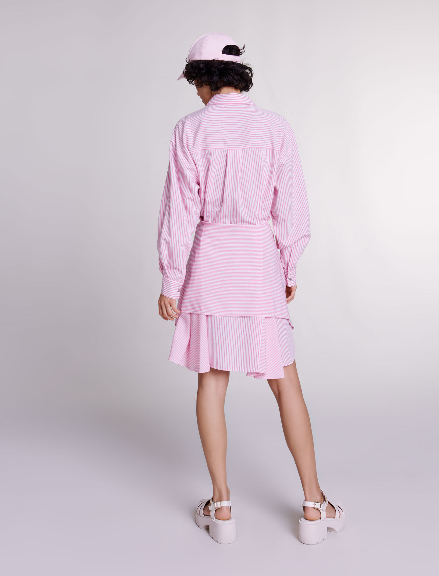 Striped shirt dress - Dresses | Maje