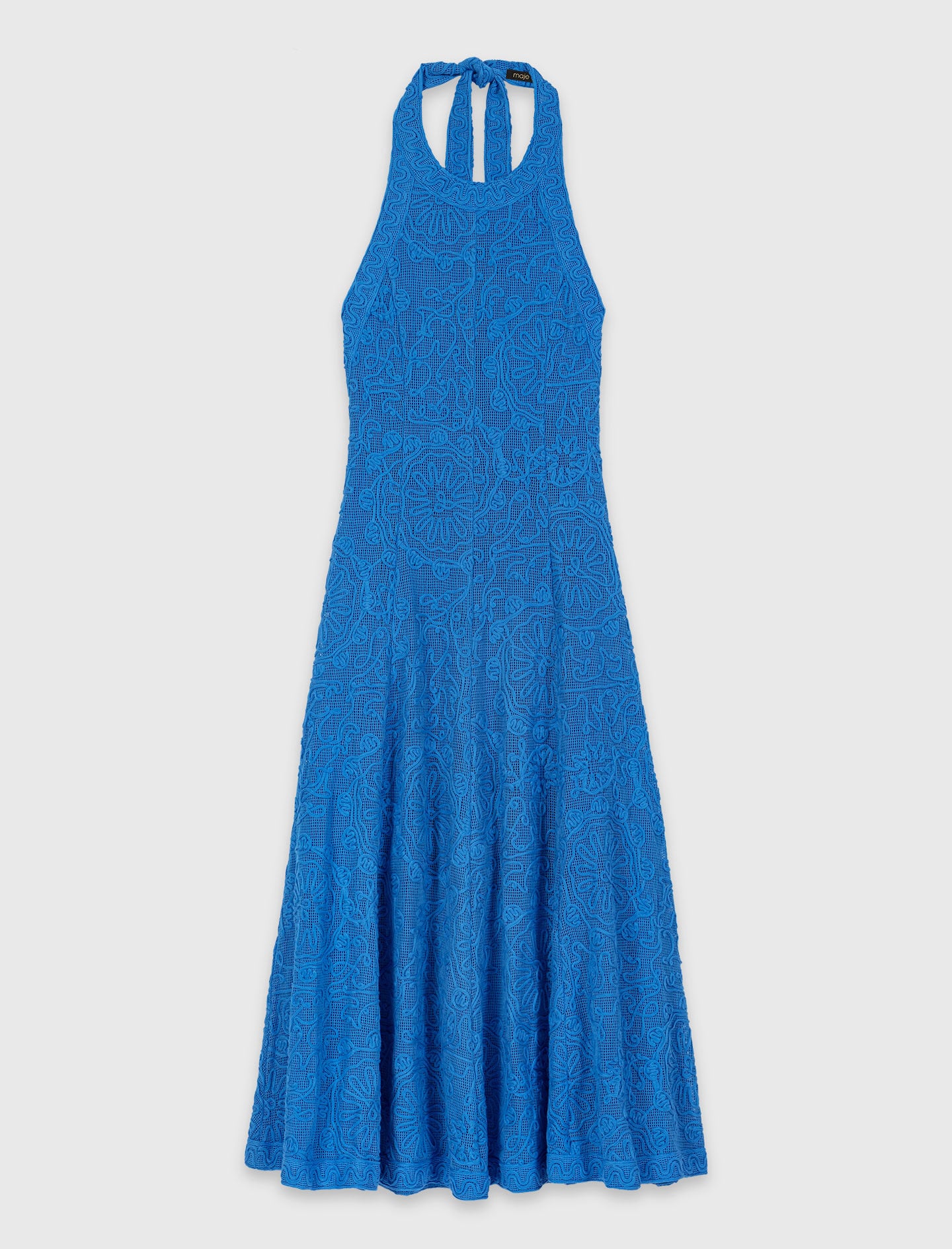 Backless guipure maxi dress 7