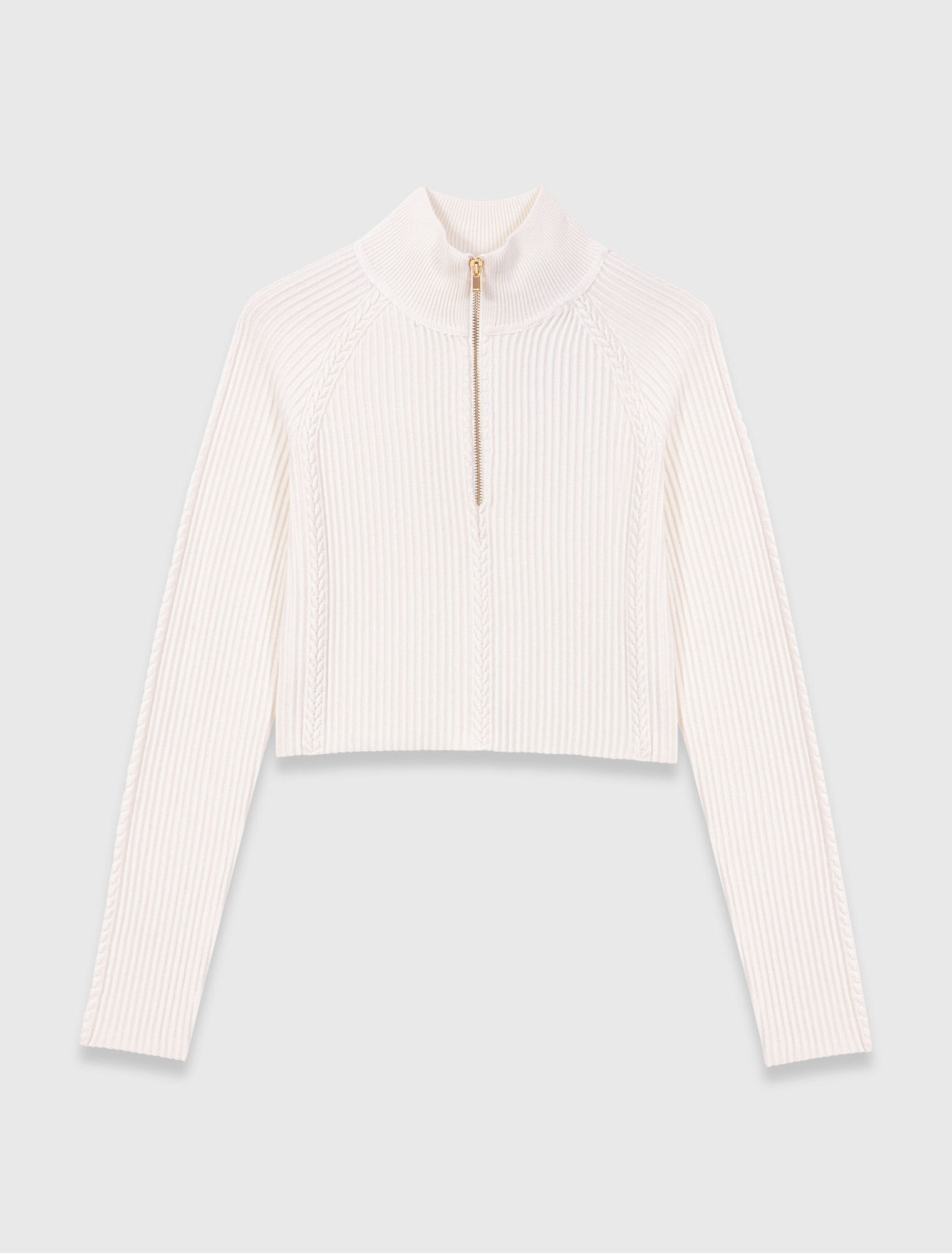 High-neck jumper