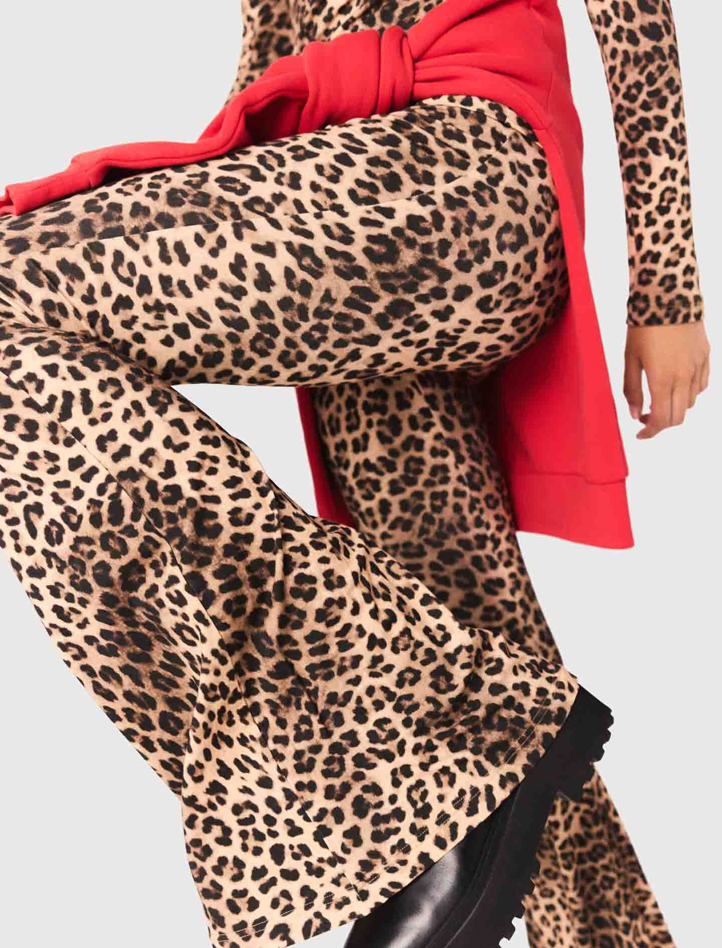 00s Roen 豹 Leopard Drape Cutsew JP Label LUKA TOP - MISA Los Angeles
