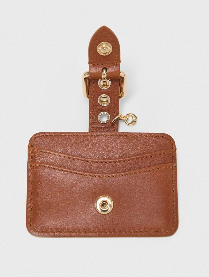 Miss M plain leather cardholder