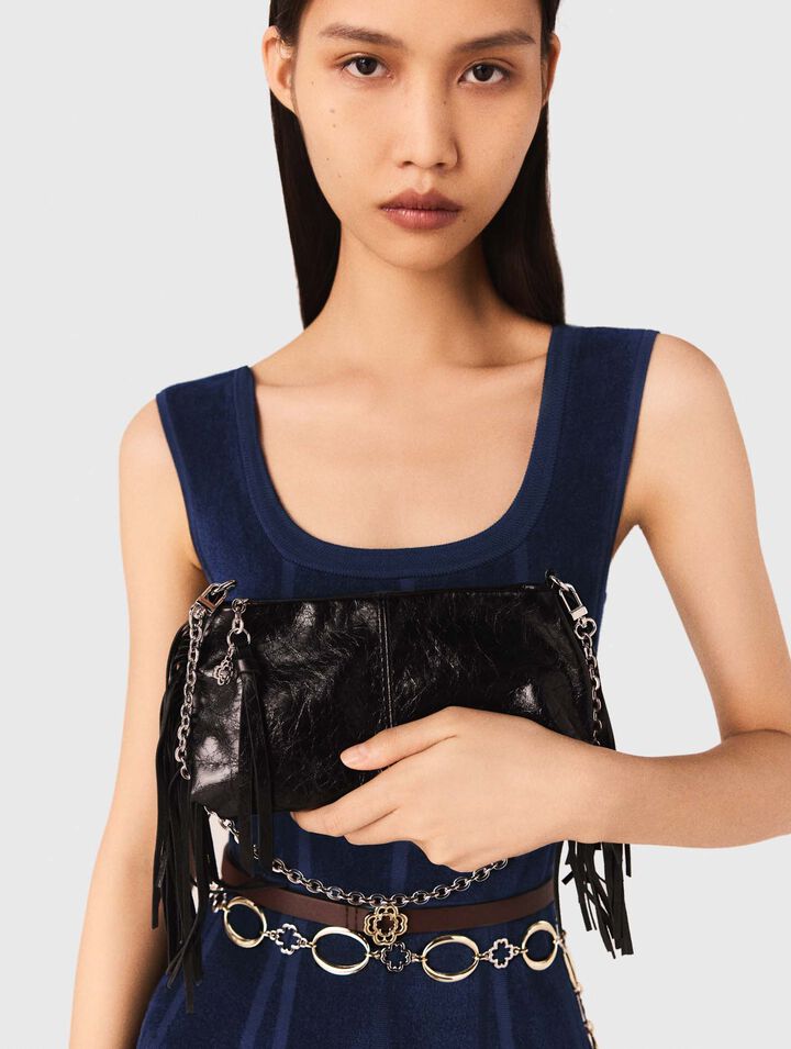 Patent leather Miss M clutch bag