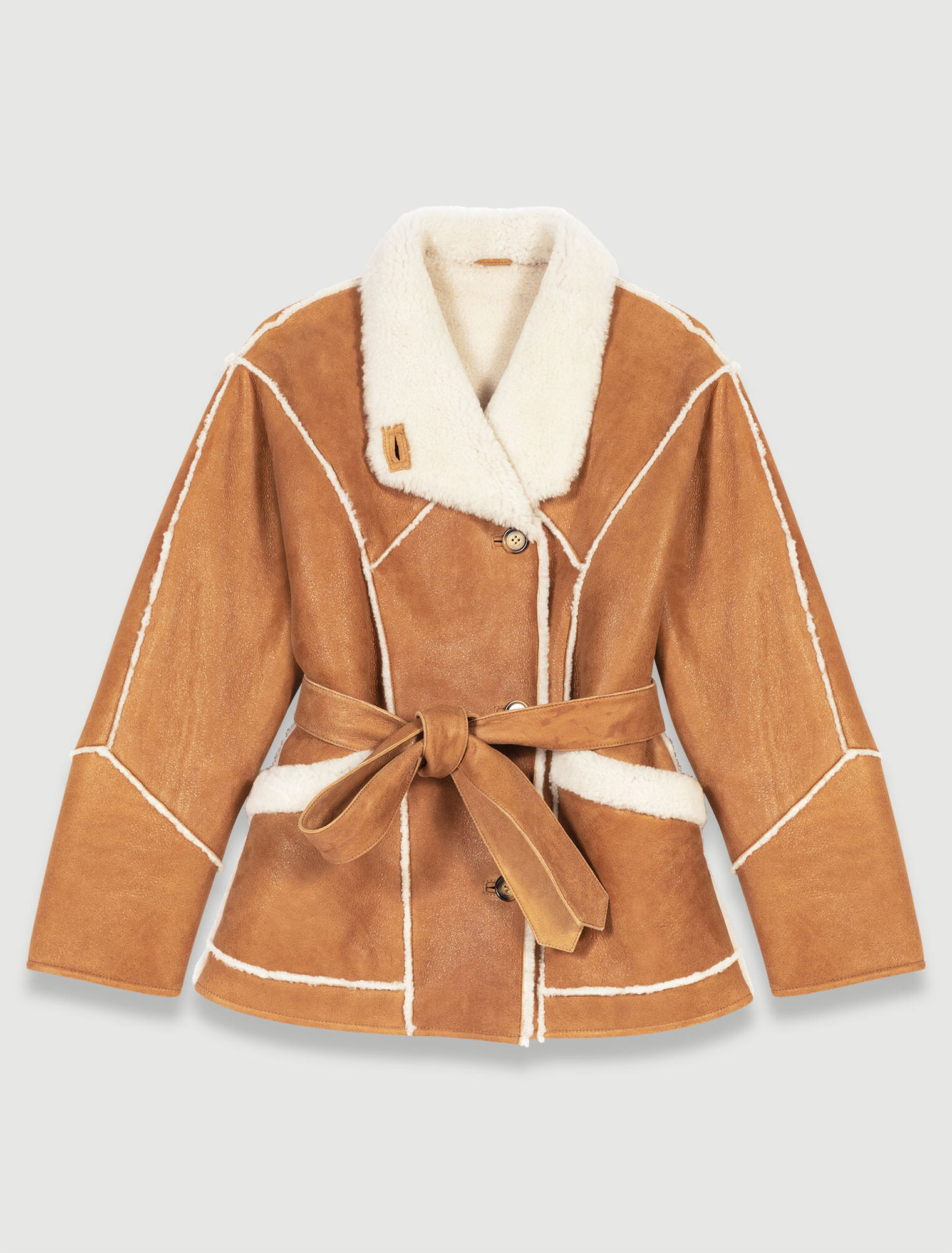 Short fleece coat