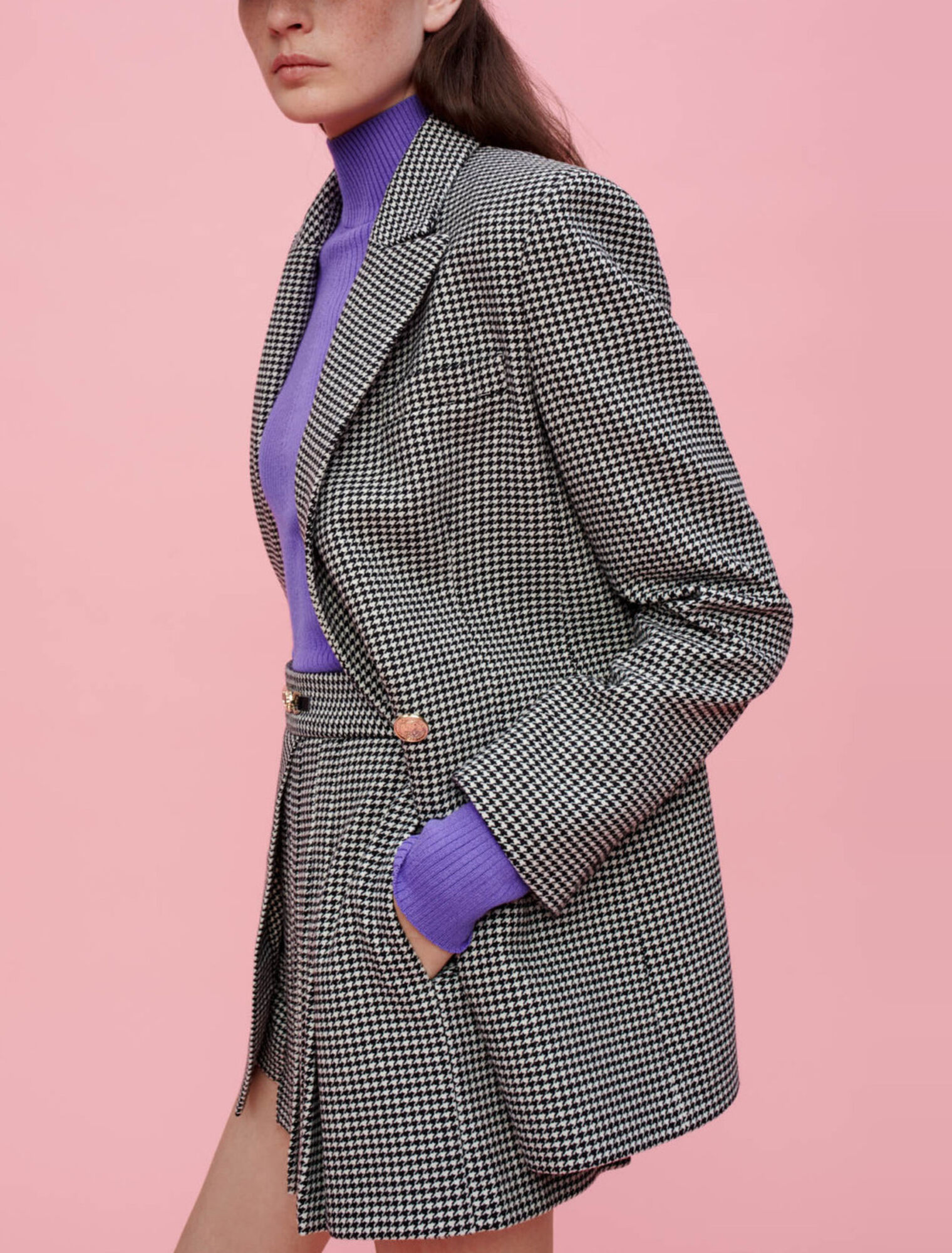 Houndstooth straight jacket