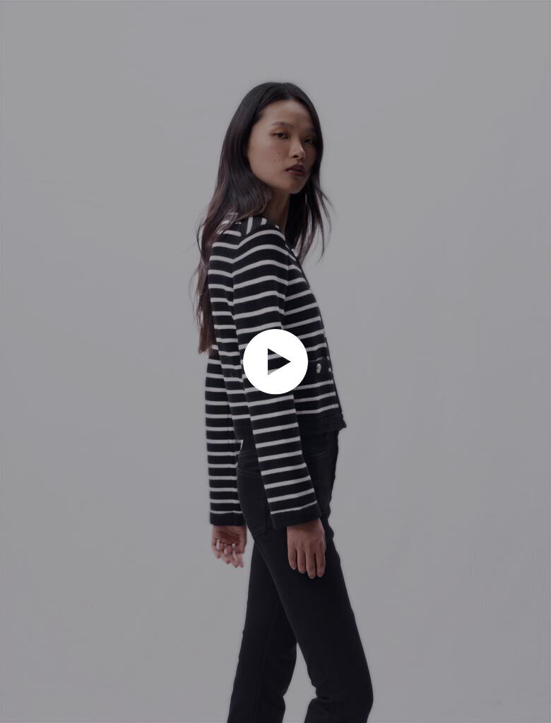 Striped cardigan Cardigans Maje