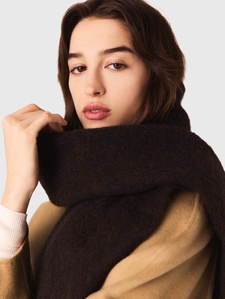Manteau long double face