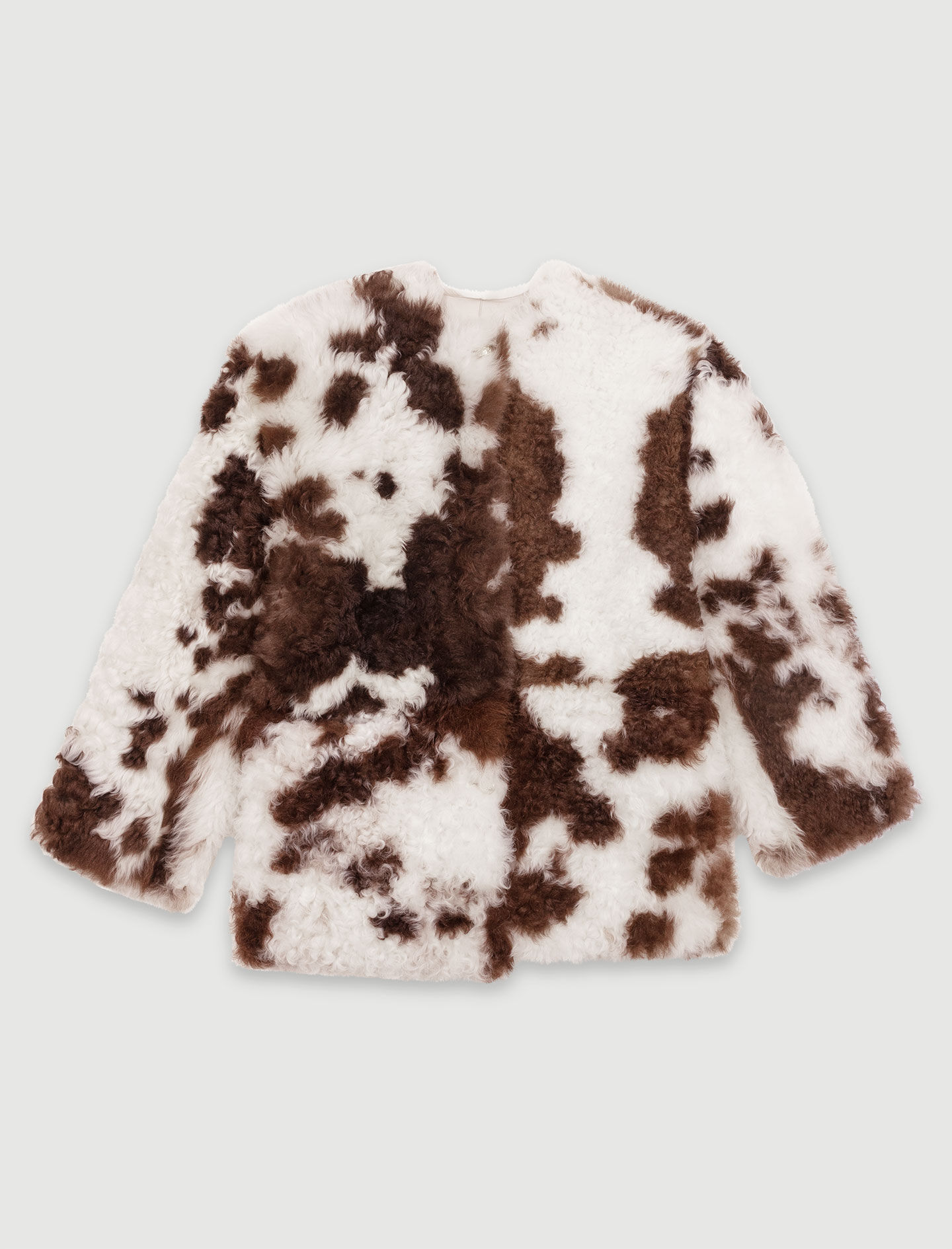 EM-EL Reversible Fitted Sheared Mid-Length Mink Fur Coat