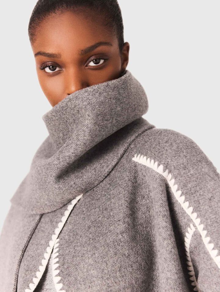 Long double-faced coat