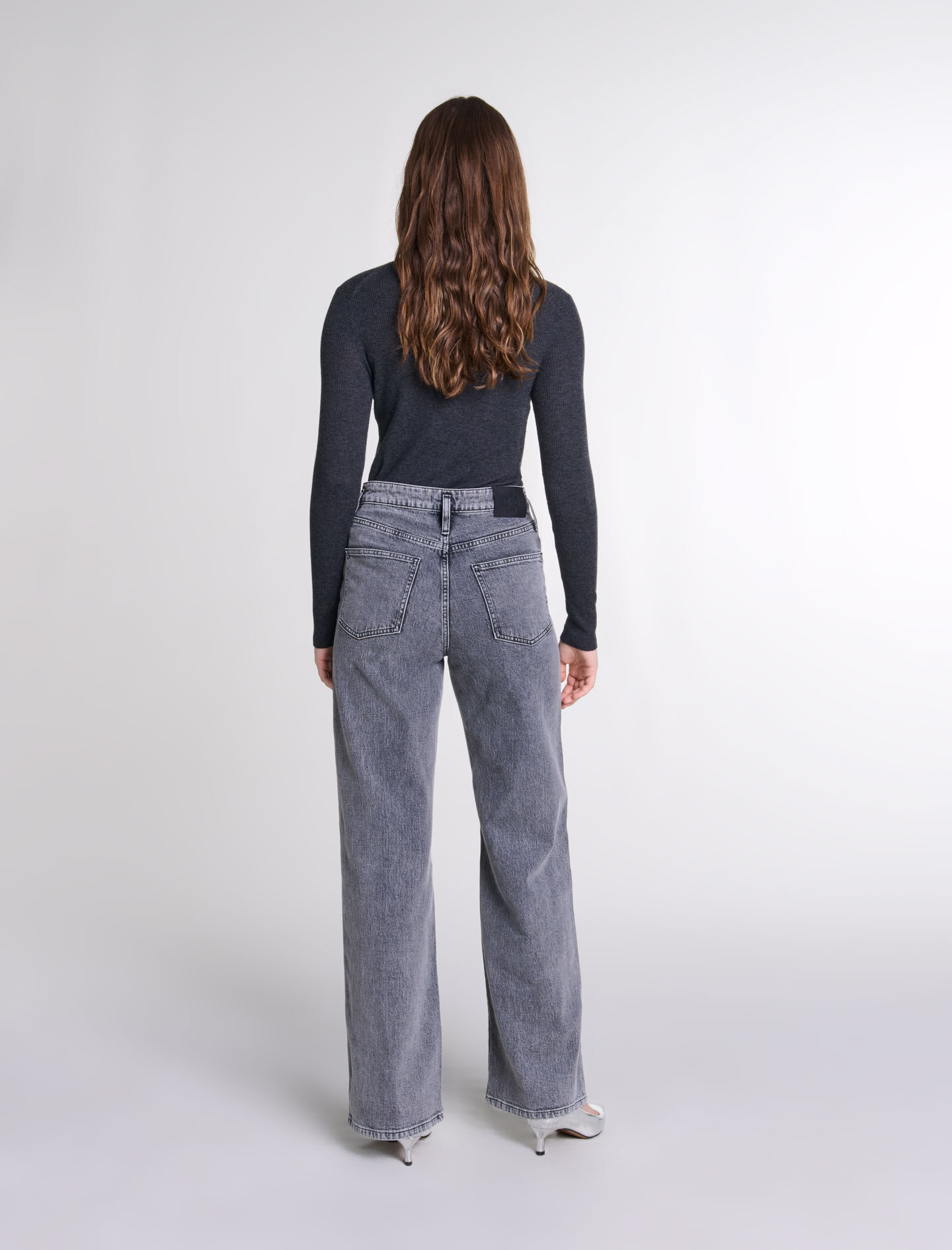 Straight-cut shiny tweed jacket - Blazers | Maje