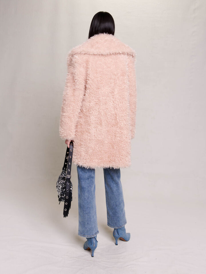 Faux fur coat